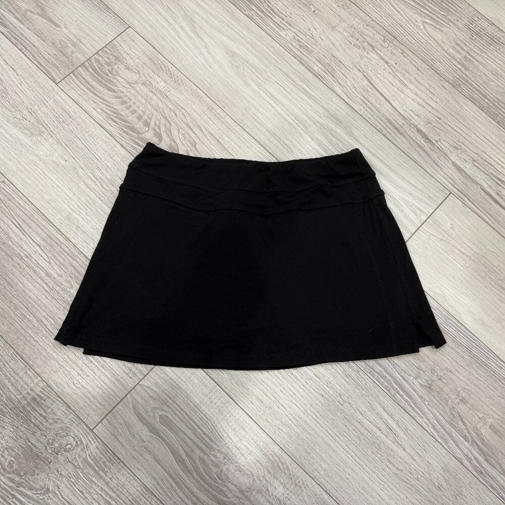 Boston Proper Sport Cute Black Skort with Inside pocket Extra Small